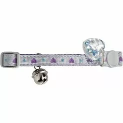 HUNTER Halsband »Purple Heart«, Für Katzen, Polyester, Violett