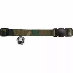 HUNTER Halsband »Camouflage«, Für Katzen, Polyester/Kunststoff/Metall, Grün