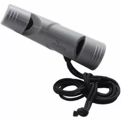 HUNTER Doppeltonpfeife »Jula«, Für Hunde, Kunststoff/Polyester, Grau