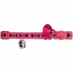 HUNTER Halsband »Fishbone«, Für Katzen, Polyester, Pink