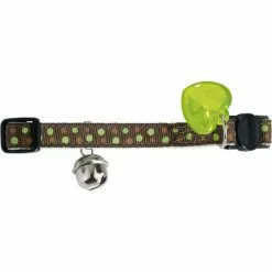 HUNTER Halsband »Dots«, Für Katzen, Polyester, Grün