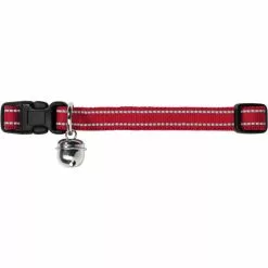 HUNTER Halsband »Flashlight«, Für Katzen, Nylon, Rot