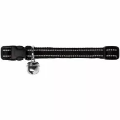 HUNTER Halsband »Flashlight«, Für Katzen, Nylon, Schwarz