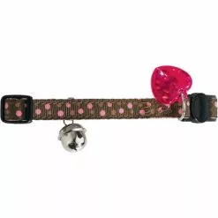 HUNTER Halsband »Dots«, Für Katzen, Polyester, Rosa