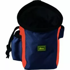 HUNTER Gürteltasche »Bugrino«, Für Hunde, Polyester/Edelstahl/Kunststoff, Blaugrau/orange