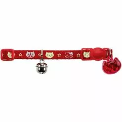 HUNTER Halsband »Krokom«, Für Katzen, Nylon/Kunststoff, Rot