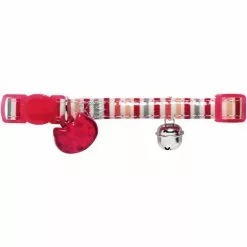 HUNTER Halsband »Glossy Stripes«, Für Katzen, Polyester, Pink