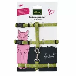 HUNTER Welpen- Und Katzengarnitur »by Laura«, Für Katzen, Polyester/Kunststoff/Metall, Hellgrün