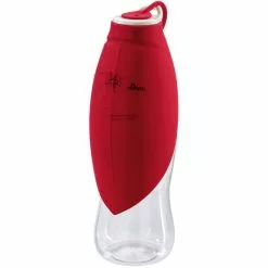 HUNTER Trinkflasche, Für Hunde, Silikon/Kunststoff, Rot