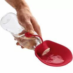 HUNTER Trinkflasche, Für Hunde, Silikon/Kunststoff, Rot -Günstiges Tierbedarf Geschäft unnamed file 14598