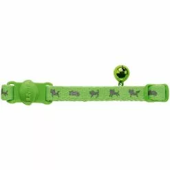 HUNTER Halsband »Neon«, Für Katzen, Polyester/Kunststoff/Metall, Grün