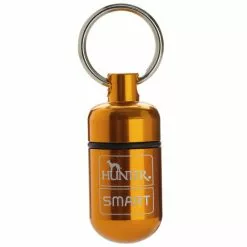 HUNTER Adresshülse, Für Hunde/Katzen, Aluminium/Zink, Orange