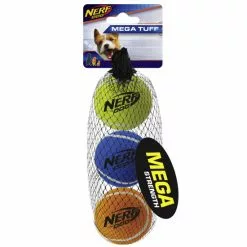NERF DOG Spielball, Megastark, Gelb/blau/orange, Für Hunde