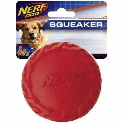 NERF DOG Spielball, Profil Ball Mit Quitscher, Rot/blau/gelb, Gr. M, Für Hunde -Günstiges Tierbedarf Geschäft unnamed file 14786