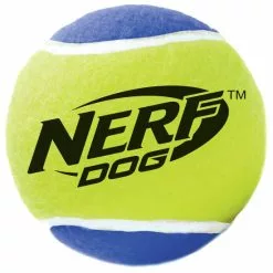 NERF DOG Spielball, Tennisbälle Mit Quietscher, Orange/blaugelb, Gr. XS, Für Hunde -Günstiges Tierbedarf Geschäft unnamed file 14798