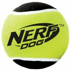 NERF DOG Spielball, Tennisbälle Mit Quietscher, Orange/blaugelb, Gr. XS, Für Hunde -Günstiges Tierbedarf Geschäft unnamed file 14799