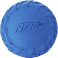 NERF DOG Spielball, Profil Ball Mit Quitscher, Rot/blau/gelb, Gr. S, Für Hunde