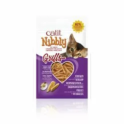 CATIT Katzensnack »Nibbly Grills«, 30 G, Hühnchen/Jakobsmuschel