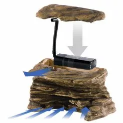 EXO TERRA Dekofigur, EX Turtle Cliff Groß Mit Filter PT3620, Kunststoff, Braun -Günstiges Tierbedarf Geschäft unnamed file 15150