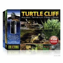 EXO TERRA Dekofigur, EX Turtle Cliff Groß Mit Filter PT3620, Kunststoff, Braun -Günstiges Tierbedarf Geschäft unnamed file 15152