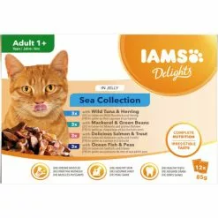 IAMS Katzen-Nassfutter »Delights«, 12 Stück, Je 85 G