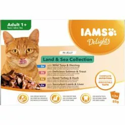 IAMS Katzen-Nassfutter »Delights«, 12 Stück, Je 85 G