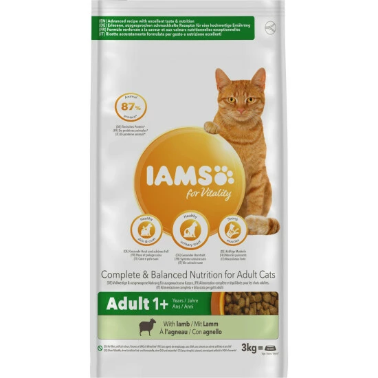 IAMS Katzentrockenfutter, 3 Kg, Lamm 3 IAMS Katzentrockenfutter, 3 Kg, Lamm