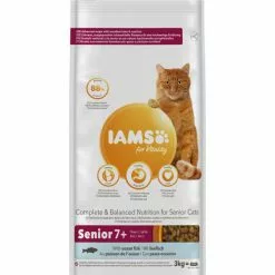 IAMS Katzentrockenfutter, 3 Kg, Fisch