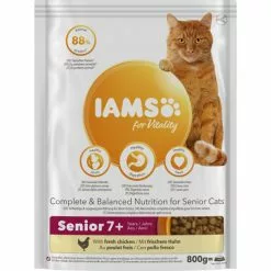 IAMS Katzentrockenfutter, 0,8 Kg, Huhn