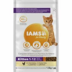 IAMS Katzentrockenfutter, 1,5 Kg, Huhn