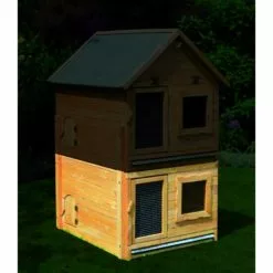 PROMADINO Kleintierstall »Maxi«, BxHxT: 99 X 140 X 82 Cm, Honigbraun -Günstiges Tierbedarf Geschäft unnamed file 15533