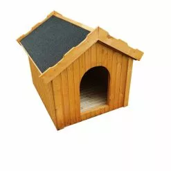 PROMADINO Hundehütte, BxHxT: 114 X 96 X 102 Cm, Honigbraun