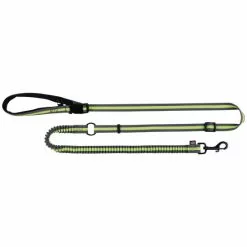 TRIXIE Hundeleine, Dog Activity Joggingleine, 1,33-1,80 M/20 Mm, Polyester, Grau | Grün -Günstiges Tierbedarf Geschäft unnamed file 1554
