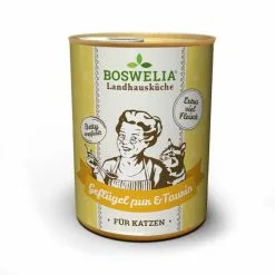 BOSWELIA Katzen-Nassfutter »Landhausküche«, 6 Stück, Je 400, Geflügel