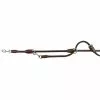 TRIXIE Hundeleine, Active, L–XL: 2,00 M/ø 13 Mm, Leder, Braun