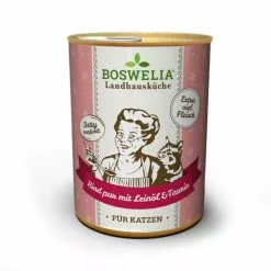 BOSWELIA Katzen-Nassfutter »Landhausküche«, 6 Stück, Je 400, Rind