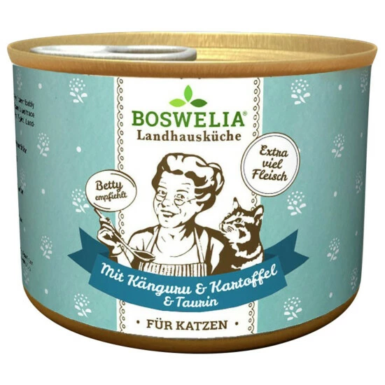 BOSWELIA Katzen-Nassfutter »Landhausküche«, 6 Stück, Je 200, Känguru/Kartoffel 3 BOSWELIA Katzen-Nassfutter »Landhausküche«, 6 Stück, Je 200, Känguru/Kartoffel