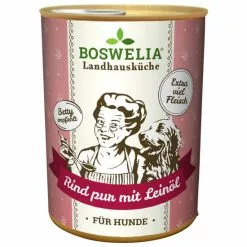 BOSWELIA Hunde-Nassfutter »Landhausküche«, 6 Stück, Je 400, Rind