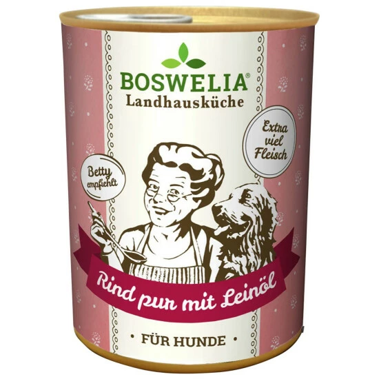 BOSWELIA Hunde-Nassfutter »Landhausküche«, 6 Stück, Je 800, Rind 3 BOSWELIA Hunde-Nassfutter »Landhausküche«, 6 Stück, Je 800, Rind
