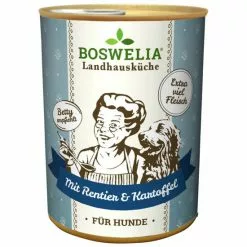 BOSWELIA Hunde-Nassfutter »Landhausküche«, 6 Stück, Je 800, Rentier