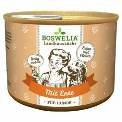 BOSWELIA Hunde-Nassfutter »Landhausküche«, 6 Stück, Je 200, Ente