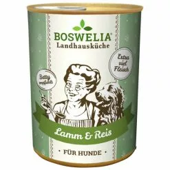 BOSWELIA Hunde-Nassfutter »Landhausküche«, 6 Stück, Je 800, Lamm