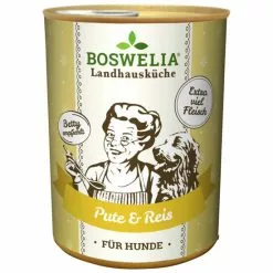 BOSWELIA Hunde-Nassfutter »Landhausküche«, 6 Stück, Je 800, Pute