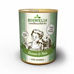 BOSWELIA Hunde-Nassfutter »Landhausküche«, 6 Stück, Je 400, Lamm