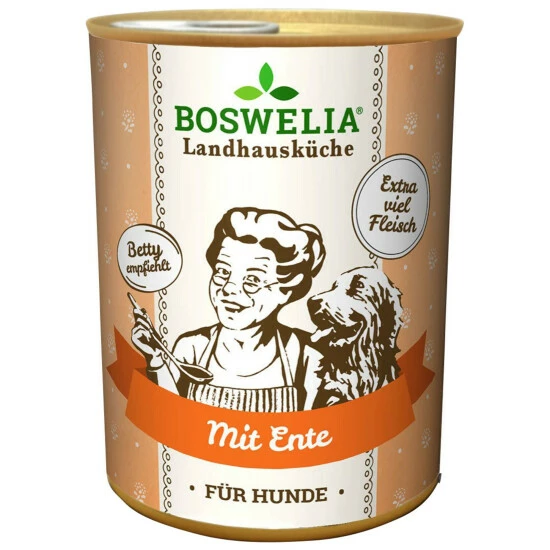 BOSWELIA Hunde-Nassfutter »Landhausküche«, 6 Stück, Je 800, Ente 3 BOSWELIA Hunde-Nassfutter »Landhausküche«, 6 Stück, Je 800, Ente