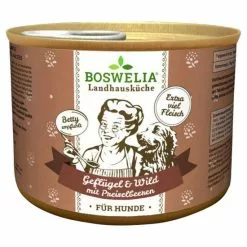 BOSWELIA Hunde-Nassfutter »Landhausküche«, 6 Stück, Je 200, Geflügel/Wild