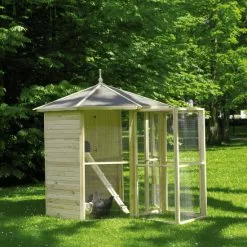 PROMADINO 8-Eck Voliere Mit Vogelkäfig -Günstiges Tierbedarf Geschäft unnamed file 1561