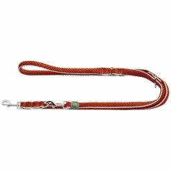 HUNTER Hundeleine, Hilo, 2,0/200 Cm, Mesh, Orange