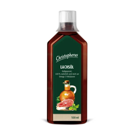 Lachsöl »Christopherus Nahrungsergänzer«, 500 Ml 3 Lachsöl »Christopherus Nahrungsergänzer«, 500 Ml