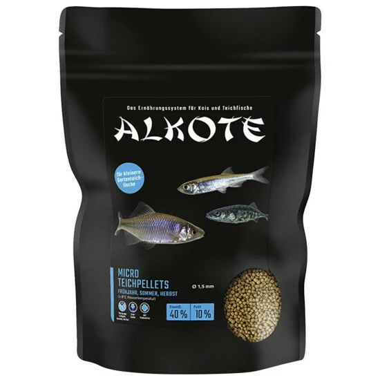 Alkote Fischfutter »MICRO TEICHPELLETS«, Für Zierfische Im Gartenteich, 1,5 Mm Körnung, 600g 3 Alkote Fischfutter »MICRO TEICHPELLETS«, Für Zierfische Im Gartenteich, 1,5 Mm Körnung, 600g